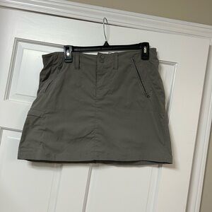 Merrell Black Active Shorts Skort with Olive Waistband Detail